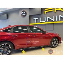 Honda Civic FE Yan Marşpiyel 2022 ve üzeri (plastik/pianoblack