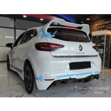 Renault Clio 5 Rs Difüzör Arka Tampon Eki 2020 ve üzeri (plastik/boyasız