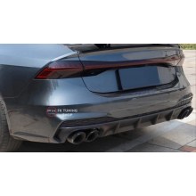 Audi A7 S7 Arka Difüzör + Egzoz Görünümü 4K8 2018-2021  
