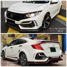 Honda Civic Fc5 Typer Body Kit Seti 2016-2021 Makyajlı Görünüm