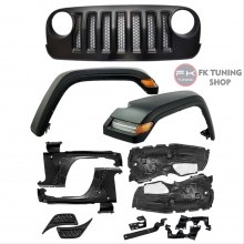 Jeep Wrangler Jk 07-17 Uyumlu 19+ JL Makyajlama Seti (panjur-dodik-çamurluk-davlumbaz-led Jeep Wrangler Jk 07-17 Uyumlu 19+ JL Makyajlama Seti (panjur-dodik-çamurluk-davlumbaz-led