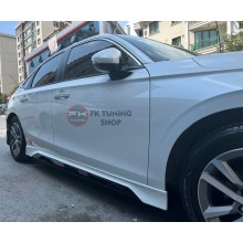 Honda Civic FE 2022 Yan Marşpiyel Seti (Plastik-Boyasız)