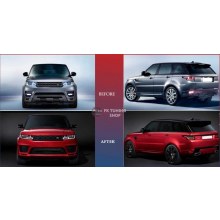 Range Rover Sport 2014-2017 İçin Facelift 2018 üzeri Görünüm Body Kit Seti L494