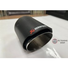 AKRAPOVİÇ EGZOZ UCU CARBON / KROM 100mm (1 adet)