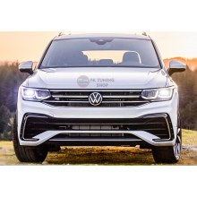Volkswagen Tiguan R Line Ön Tampon Seti + Ön Panjur 2021 ve üzeri (plastik-boyasız Volkswagen Tiguan R Line Ön Tampon Seti + Ön Panjur 2021 ve üzeri (plastik-boyasız