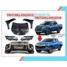 Mitsubishi L200 Body Kit 2019 üzeri Görünüm Dönüşüm Seti 2015-2018 uyumlu 