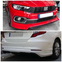 Fiat Egea Sedan Makyajlı Kasa Body Kit Seti (plastik-boyasız) 2020 ve üzeri