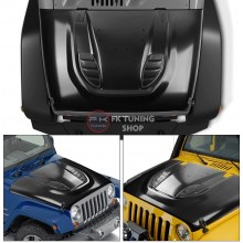 Jeep Wrangler JK Ön Kaput 10.Yıl Desing 2007-2017 uyumlu (saç