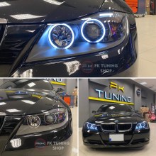 BMW E90 ÖN FAR SETİ MERCEKLİ ANGEL EYES (2005-2009)