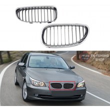 Bmw E60 Krom Ön Panjur Böbrek Seti 5 serisi 2003-2010
