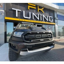 Ford Ranger Raptor Ön Tampon seti + Panjur + Karter Koruma (plastik-boyasız