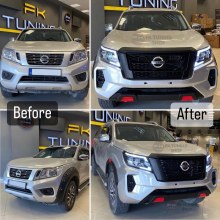 Nissan Navara Body Kit 2022 Dönüşüm Far & Stop Set 2015-2020 Led Farlı Model