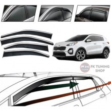 Kia Sportage Kromlu Cam Rüzgarlığı 4 parça 2016-2021
