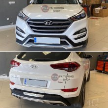 Hyundai Tucson Ön Arka Koruma Seti 2015-2018 (plastik)