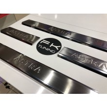 Opel Astra H Krom Kapı Eşiği 4 Parça Takım 2004 üzeri (gerçek resim)