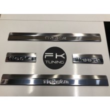 Ford Fiesta Krom Kapı Eşiği 4 Parça Takım 2002-2008 (gerçek resim)