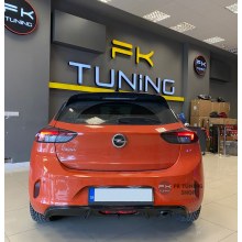 Opel Corsa F Difüzör Arka Tampon Eki  (plastik-pianoblack