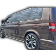 Volkswagen Transporter Caravelle Yan Marşpiyel Seti T5 (polyester-boyasız