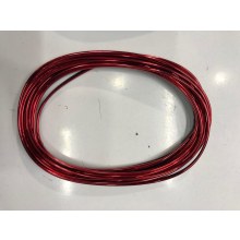 TORPİDO ŞERİDİ FİTİLLİ GEÇMELİ 5 METRE KIRMIZI KROM RENK