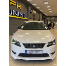 SEAT LEON STYLE CUSTOM ÖN TAMPON EKİ Makyajsız kasa (polyester-boyasız