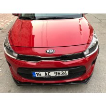 KIA RİO ÖN LİP PARLAK SİYAH YENİ KASA (plastik)