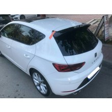 SEAT LEON SPOYLER PARLAK SİYAH BOYALI PLASTİK (2012-2017) 