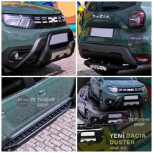 Dacia Duster Tampon Koruma Seti Ön-Yan-Arka 2018 ve üzeri