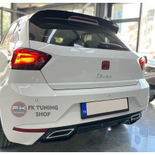 Seat İbiza Arka Difüzör Egzoz Görünümlü 2018 ve üzeri (PLASTİK-SİYAH)