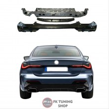 Bmw G22 Arka Difüzör 4.40 Dizayn 2 Kapı Uyumlu (egzoz uçsuz)