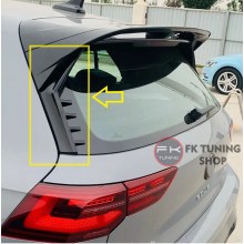 VOLKSWAGEN GOLF 8 SPOYLER ÇITASI 2020 ve üz (plastik/pianoblack
