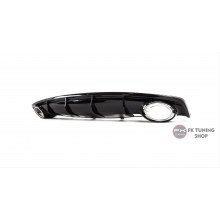 AUDİ A7 RS7 Arka Difüzör & Egzoz Uçları 2016-2018 Pianoblack Renk