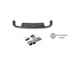 Audi A3 S3 Arka Difüzör & Egzoz Uçları 2013-2016 Sedan