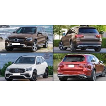 Mercedes Benz X253 Glc 2016-2019 uyumlu 2020 Facelift Body Kit Seti 