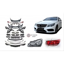 Mercedes Benz W207 E Coupe 2010-2012 uyumlu 2013 üzeri görünüm Body Kit Seti
