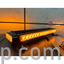 OFFROAD LED PROJEKTÖR TURUNCU 360 DERECE 4 YÖN TEPE ÇAKARI VANTUZLU 51 CM