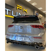 Volkswagen Golf 8 GTİ Difüzör Çift Egzoz Görünümlü 