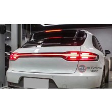 Porsche Macan Bagaj Kapağı + Led Stop Seti Kırmızı 2018 görünüm facelift 2014-2018 uyumlu