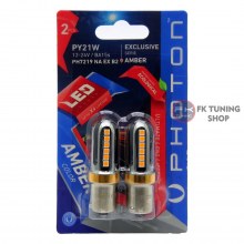  Photon P21W Amber Exclusive Serisi PH7219 NA EX Led Ampul Turuncu renk