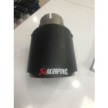 AKRAPOVİC KARBON EGZOZ UCU TEK CIKIS 90 MM
