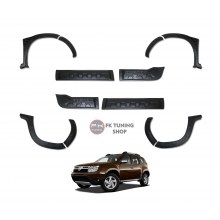 DACİA DUSTER ÇAMURLUK DODİK SETİ ve KAPI KORUMA SETİ 2009-2017 (hornet model)