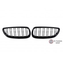 BMW E92 E93 BÖBREK ÖN PANJUR (2006-2009) PİANOBLACK ÇİFT ÇİZGİ
