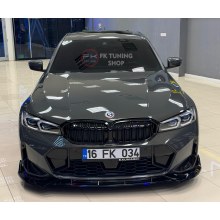 Bmw G20 Lci Ön Panjur Böbrek Pianoblack M3 Çift Çizgi 2022 ve üzeri