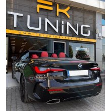 Bmw G22 - G23 Arka Difüzör 4.40 Dizayn 2 Kapı - Cabrio Uyumlu (siyah egzoz uçları dahil) Bmw G22 - G23 Arka Difüzör 4.40 Dizayn 2 Kapı - Cabrio Uyumlu (siyah egzoz uçları dahil)