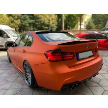 BMW F30 CAM ÜSTÜ SPOYLER M4 YARASA MODEL PARLAK SİYAH