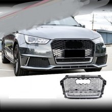 Audi A1 RS1 Ön Panjur Seti 2016 ve üzeri (pianoblack-pianoblack çerçeve
