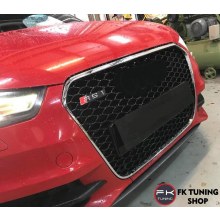 Audi A1 RS1 Ön Panjur Seti 2011-2015 (pianoblack-krom çerçeve