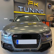 AUDİ A4 B8 FL RS4 ÖN TAMPON SETİ + PANJUR SETİ 2012-2015 (plastik)