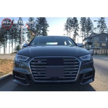 Audi A3 S3 Ön Tampon Seti + Ön Panjur Hatcback 2016-2020 (ithal-boyasız