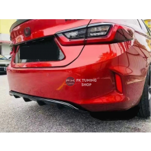 Honda City Arka Difüzör 2020 ve üzeri Pianoblack-Plastik