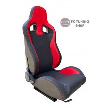 Sparco Model Spor Koltuk Yarış Koltuğu 2 Adet Kırmızı - Siyah Renk Deri